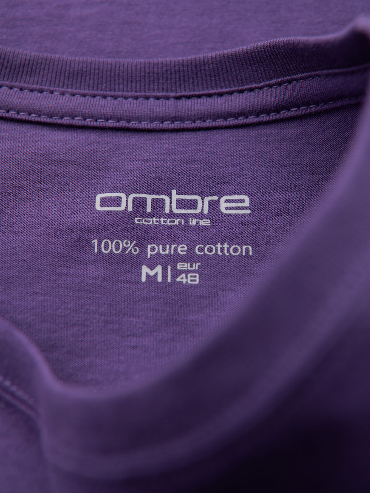 Ombre Men's classic cotton BASIC T-shirt - purple