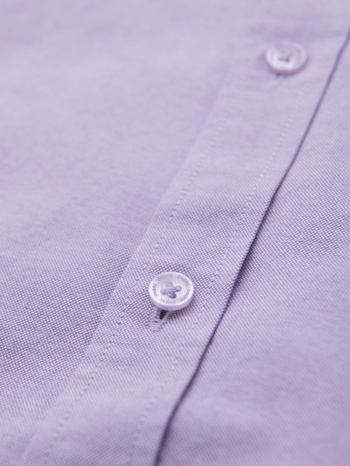 Ombre Men's cotton pastel oxford shirt - lavender