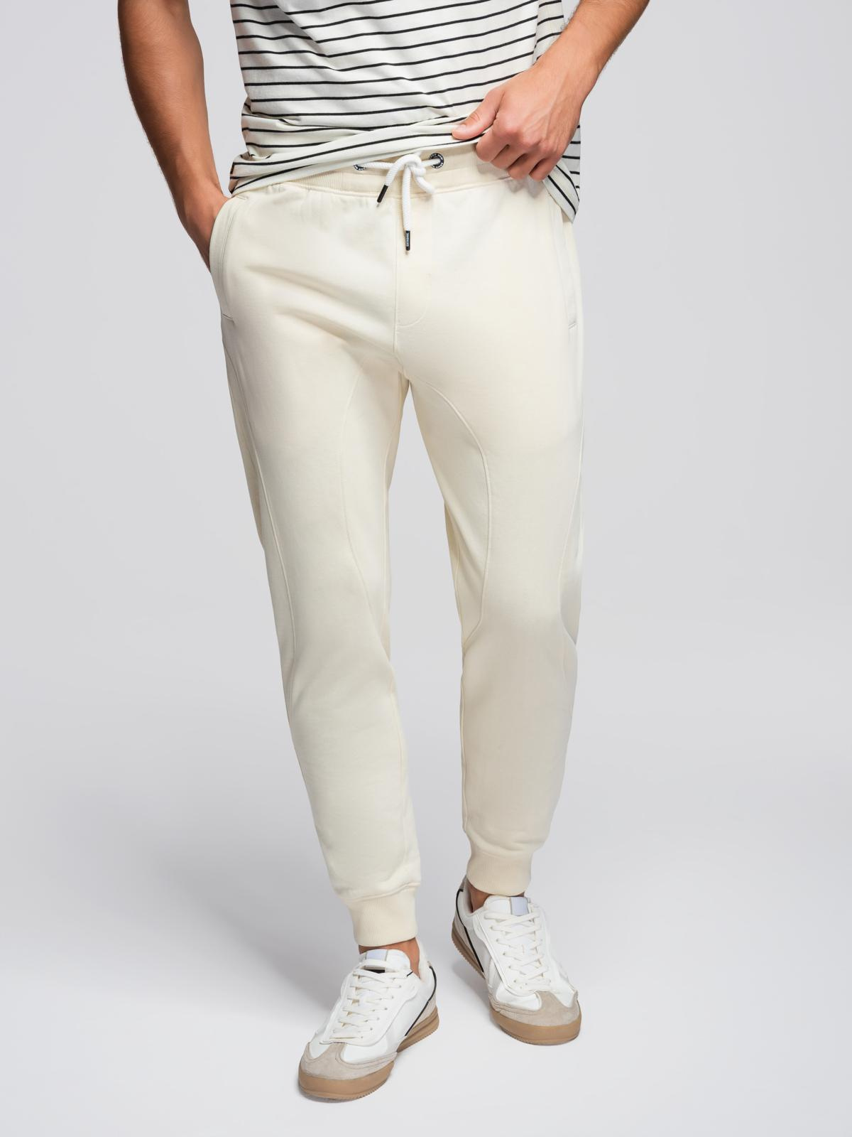 Ombre Men&#039;s jogger sweatpants - cream