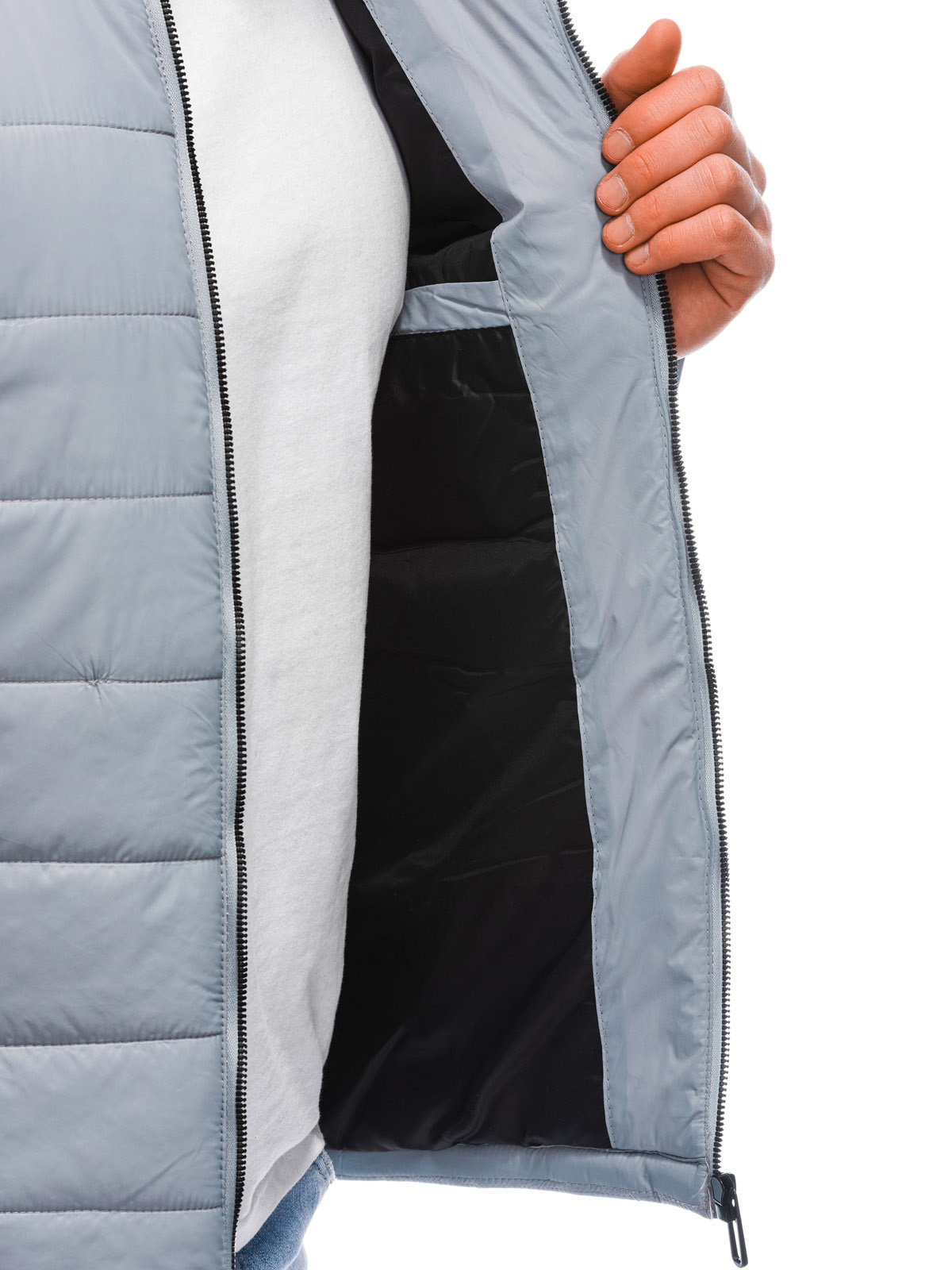 Edoti Men&#039;s mid-season quilted jacket
