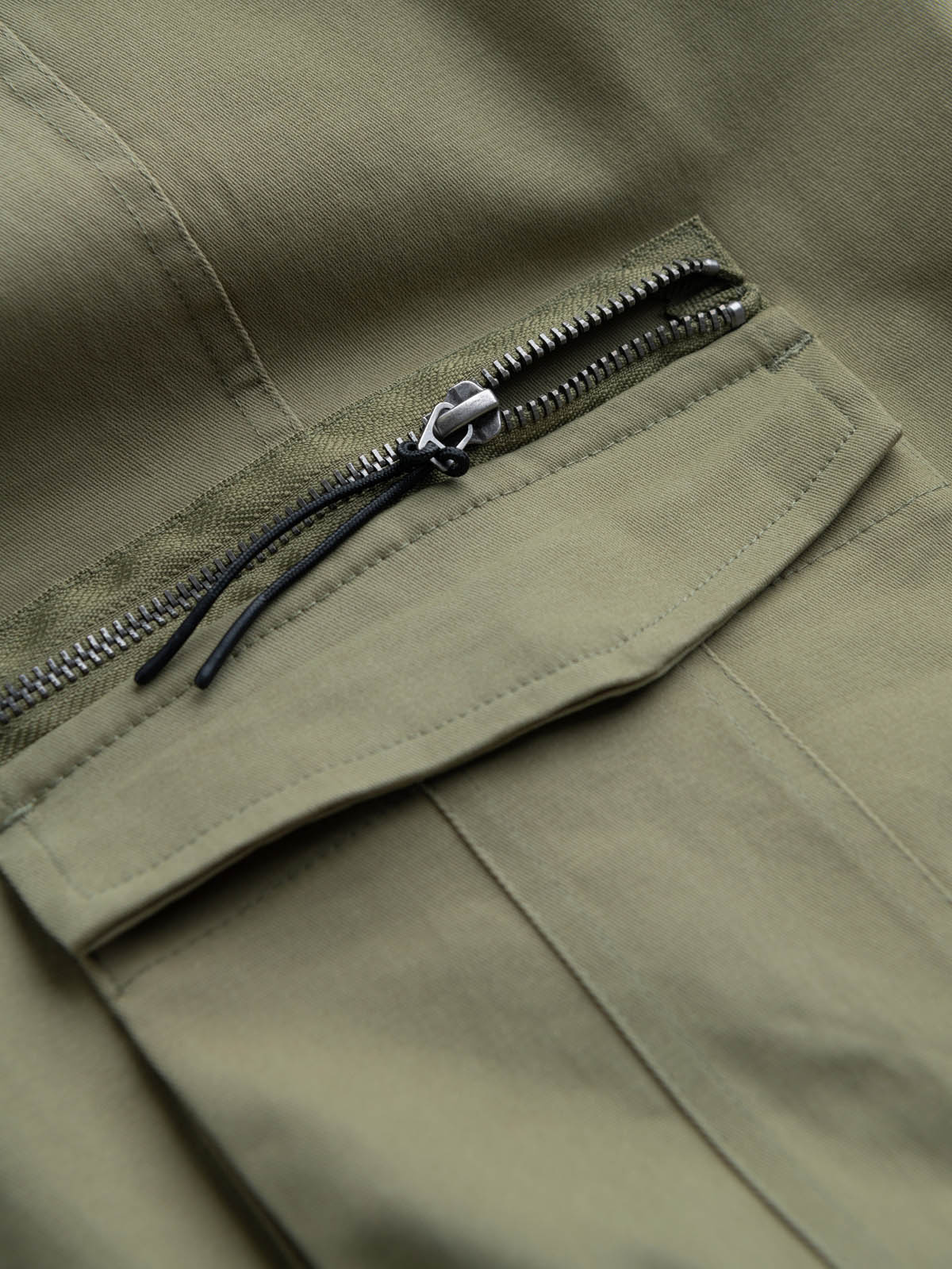 Ombre Men&#039;s STRAIGHT LEG cargo pants with triangle pocket pin - olive