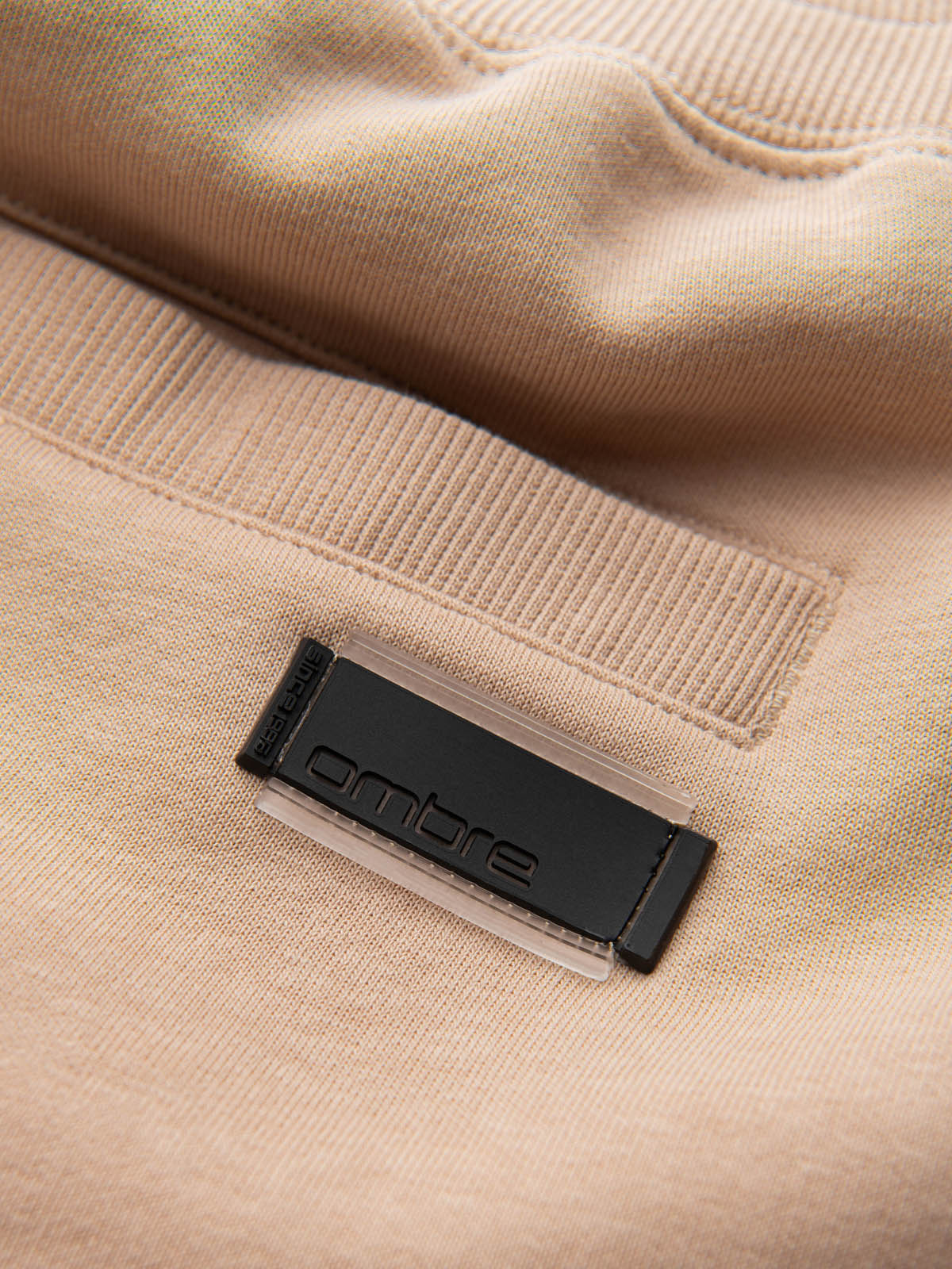 Ombre BASIC men&#039;s cotton sweatshorts - beige