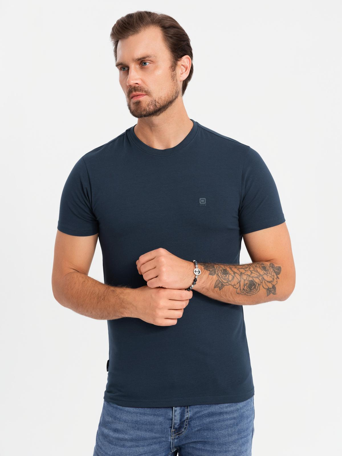 Ombre Set of men's t-shirts with round neckline