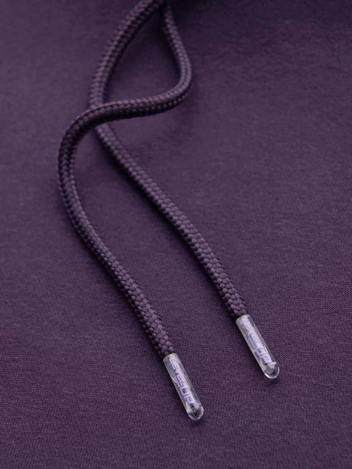 Ombre Unisex sweatshirt with pockets and hood - purple