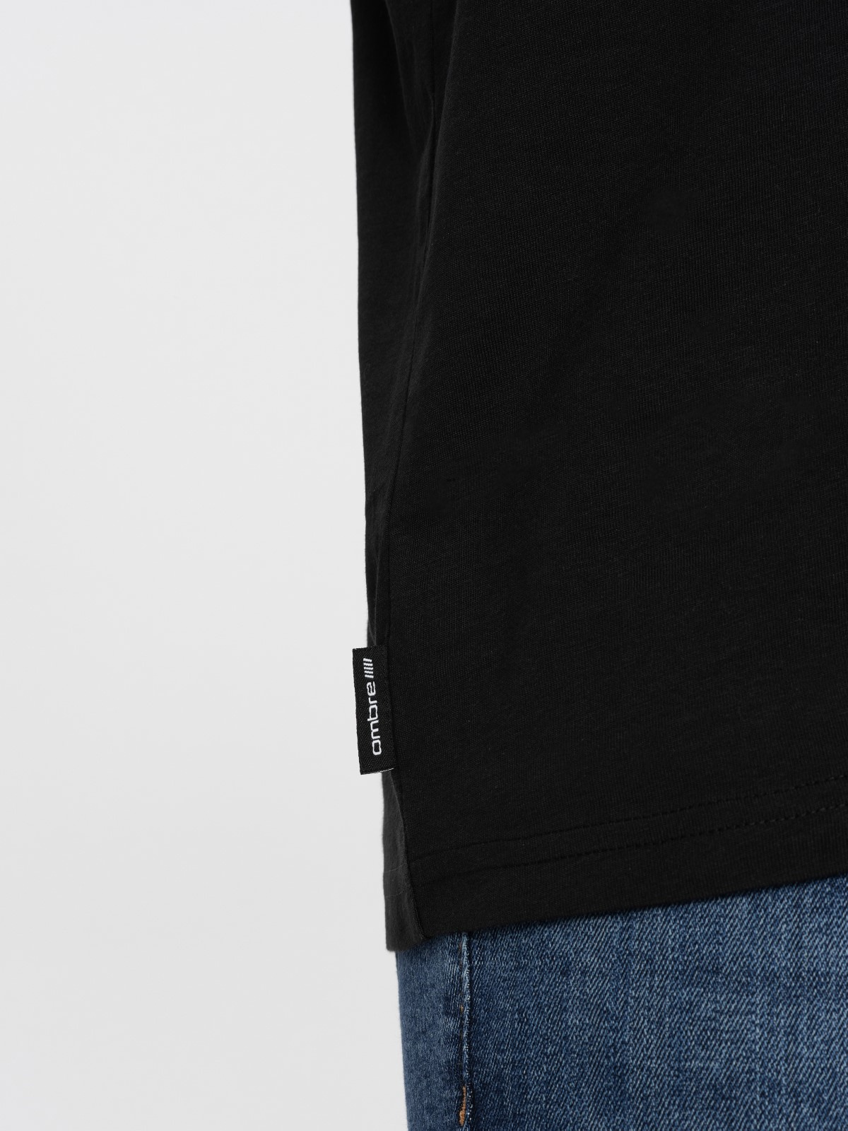 Ombre Classic BASIC men's cotton T-shirt - black