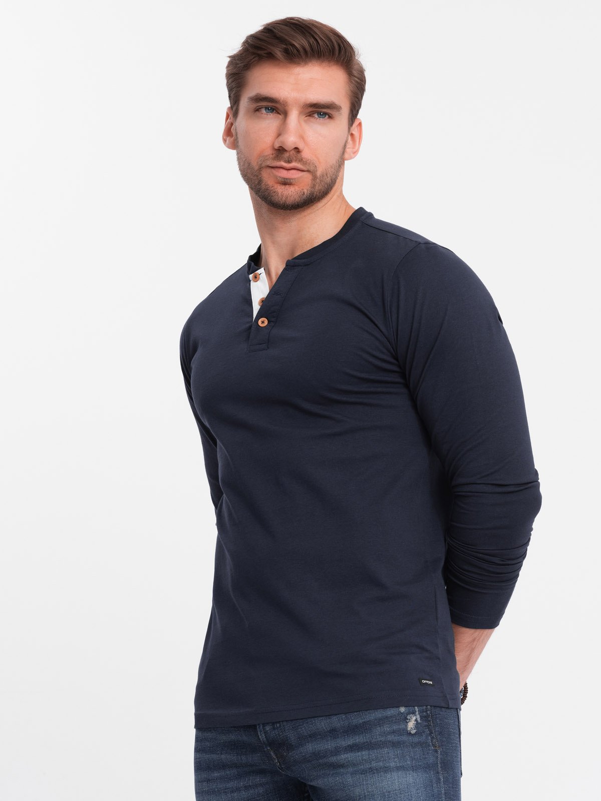 Herren-Poloshirt Ombre