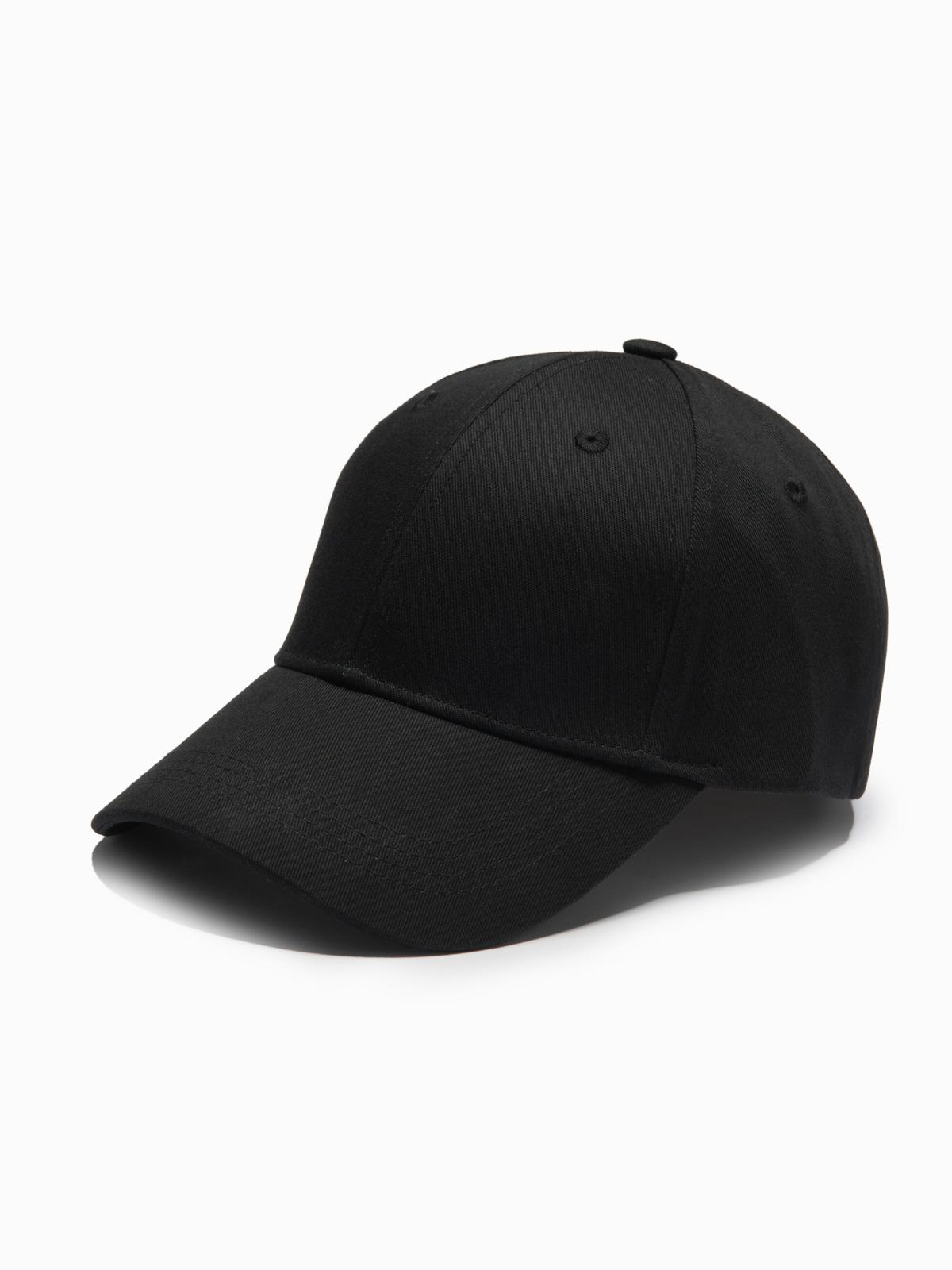Ombre Mens one-color baseball cap - black