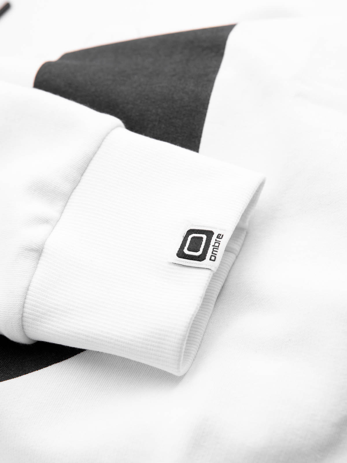 Ombre Men&#039;s printed HOODIE sweatshirt - white