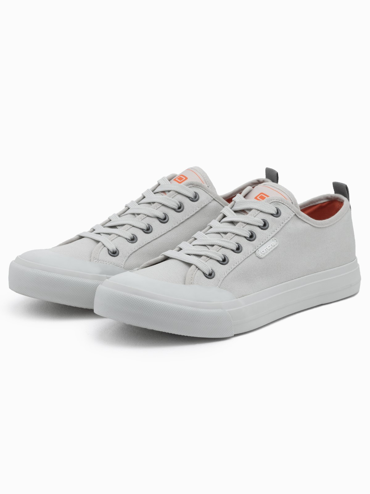 Ombre Men's short sneakers monocolor - gray