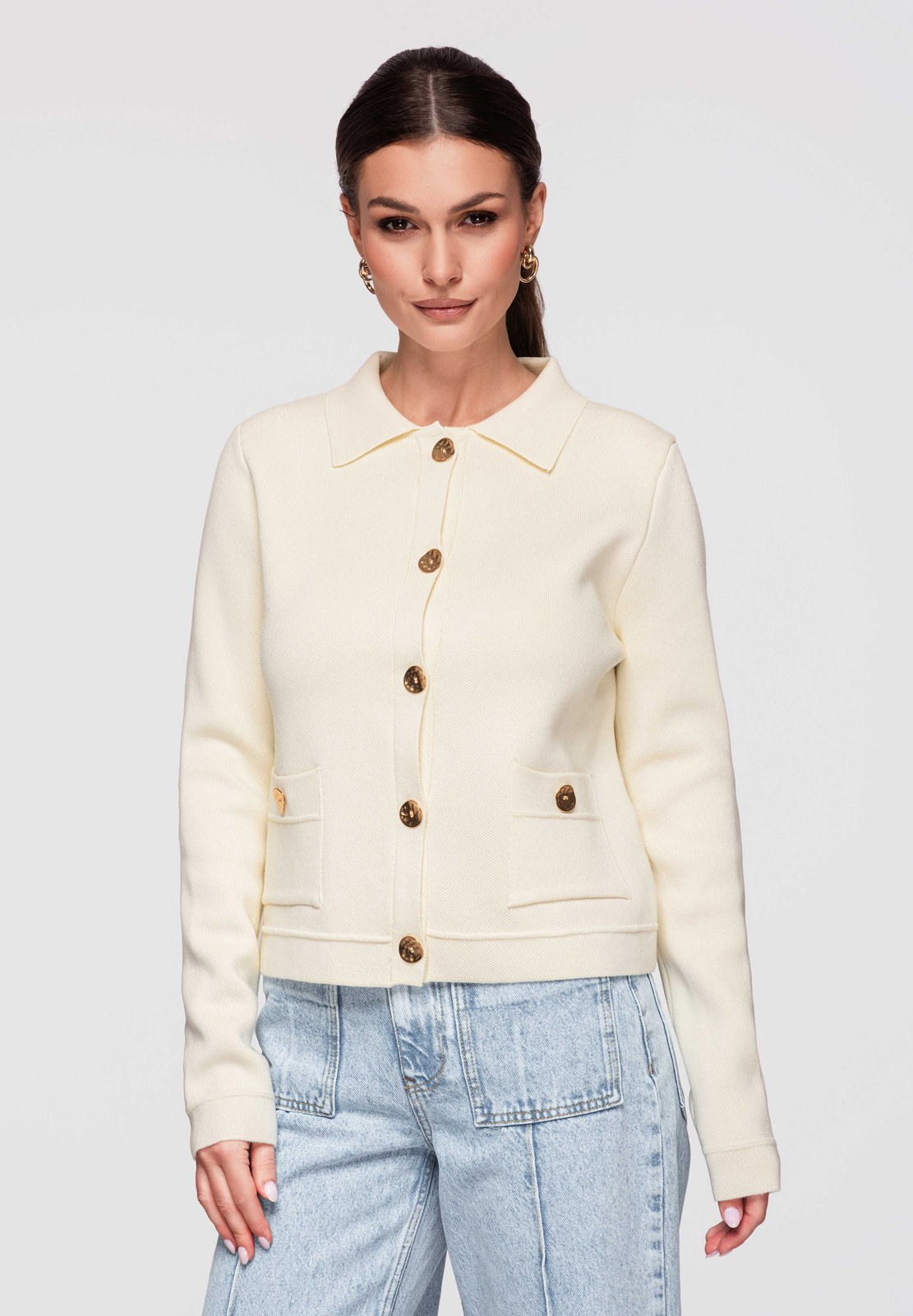 Edoti: pentru femei pulover din materiale premium