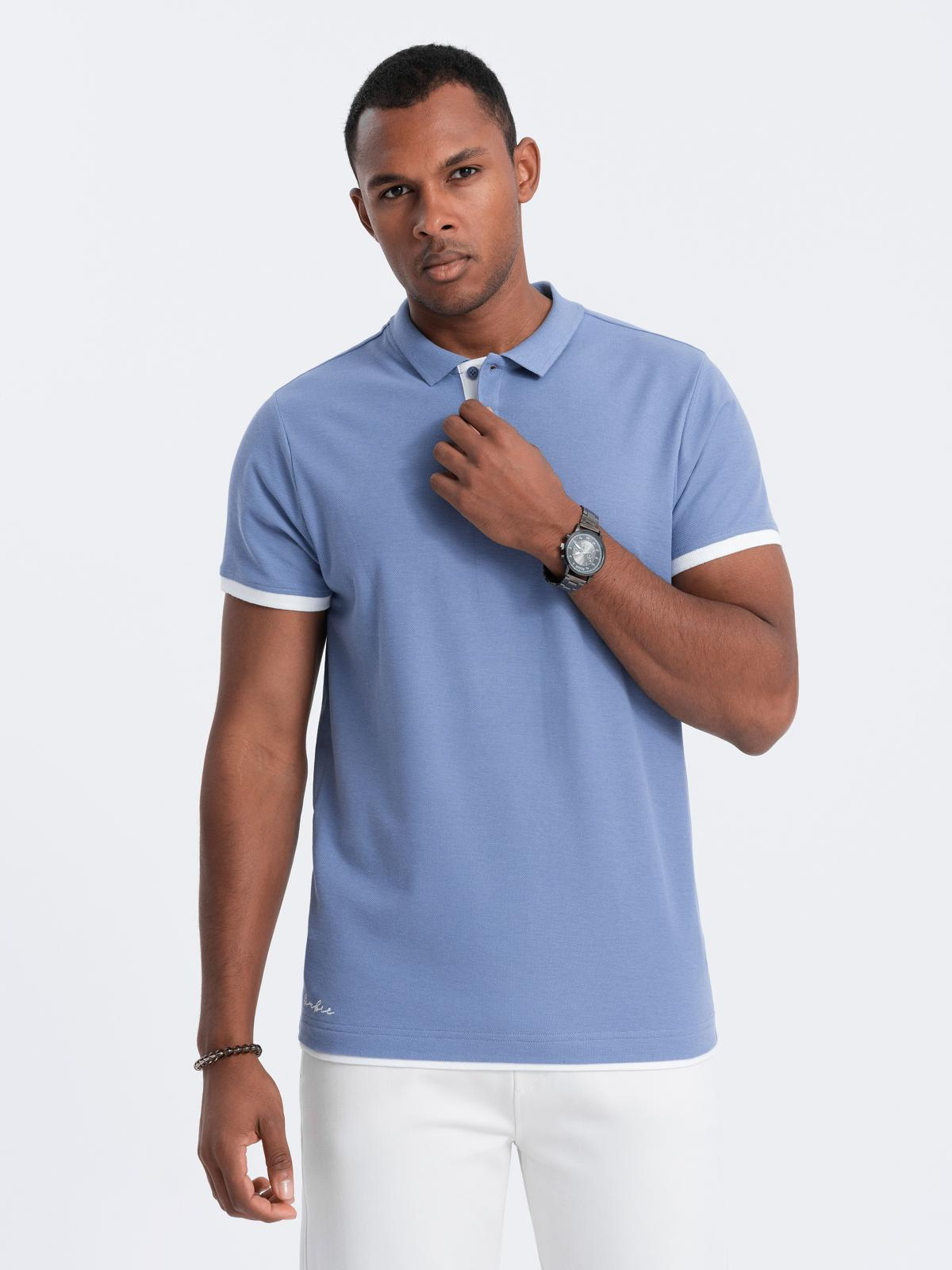 Tricou polo pentru bărbați Ombre