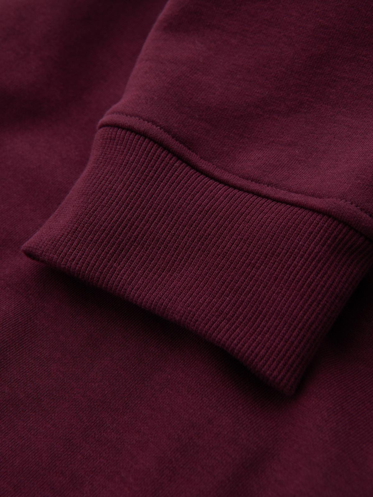 Ombre Men's BASIC cotton jogger sweatpants - maroon