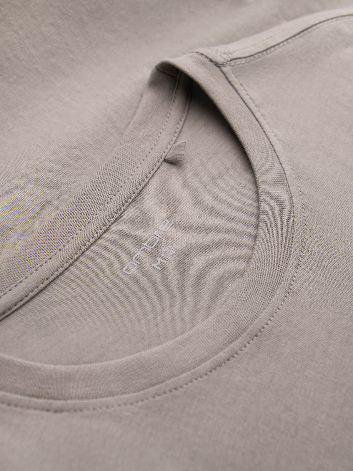 Ombre Men's motorcycle style printed t-shirt - ash