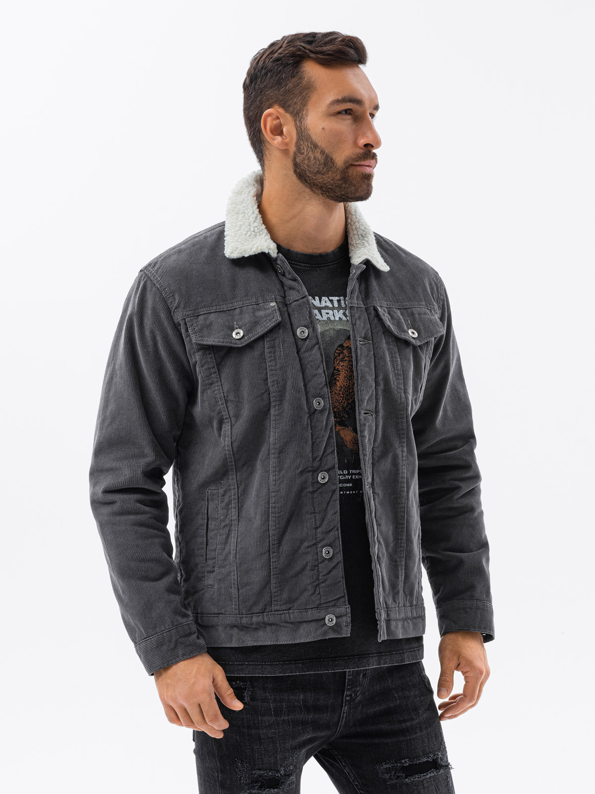 Ombre Men&#039;s mid-season jacket