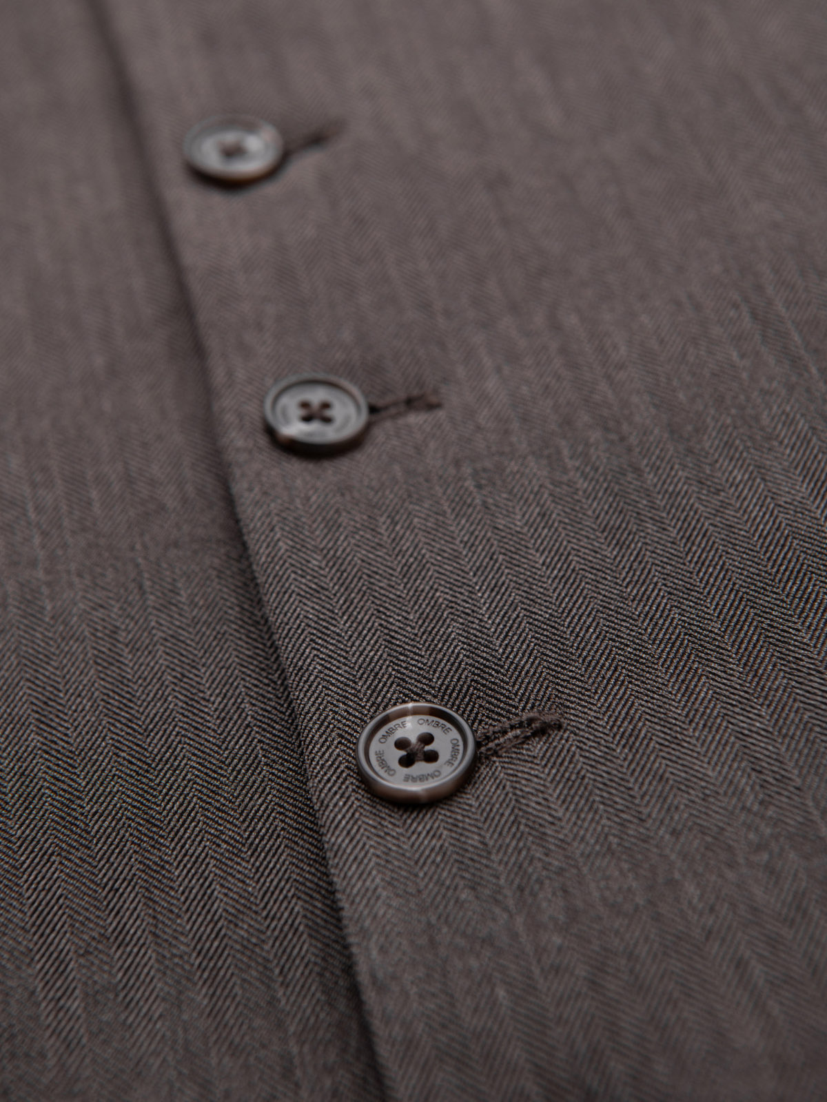 Pánska slim fit vesta Ombre