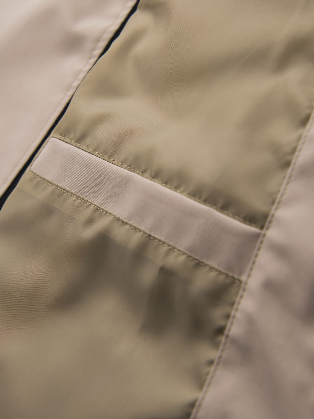 Ombre Functional men&#039;s transitional jacket with hood - beige