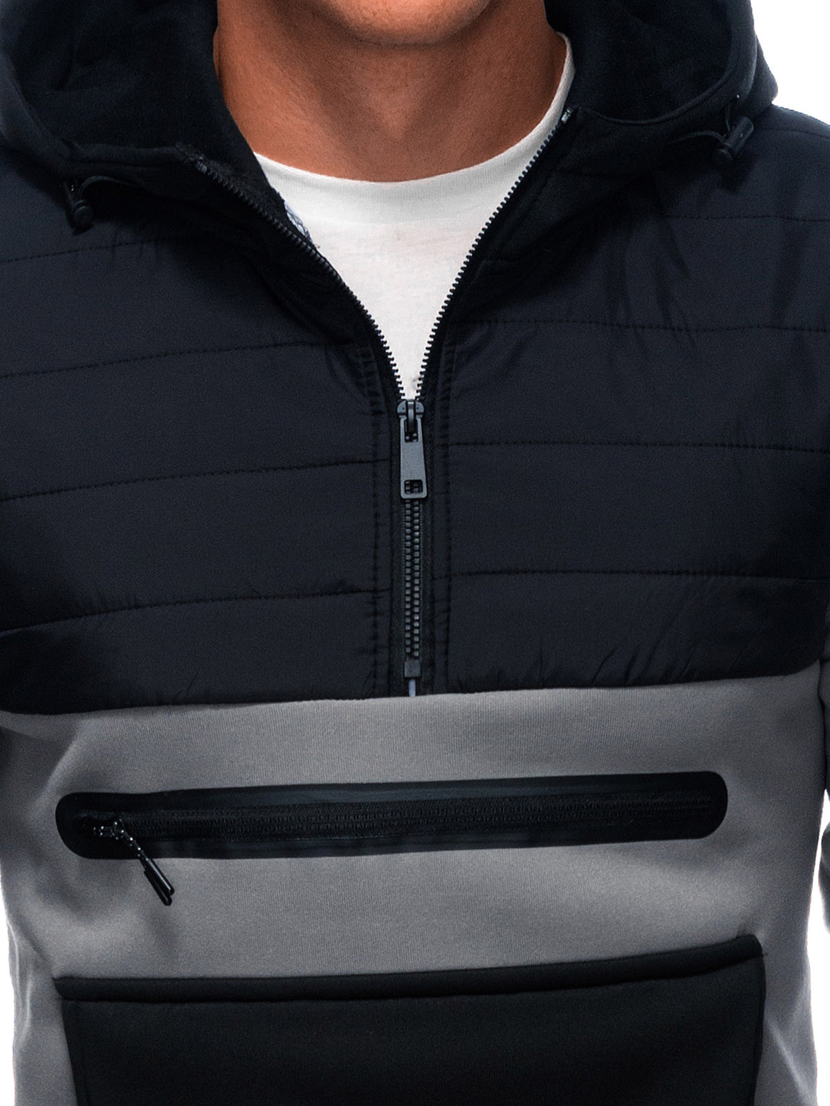 Edoti Men's zip-up sweatshirt