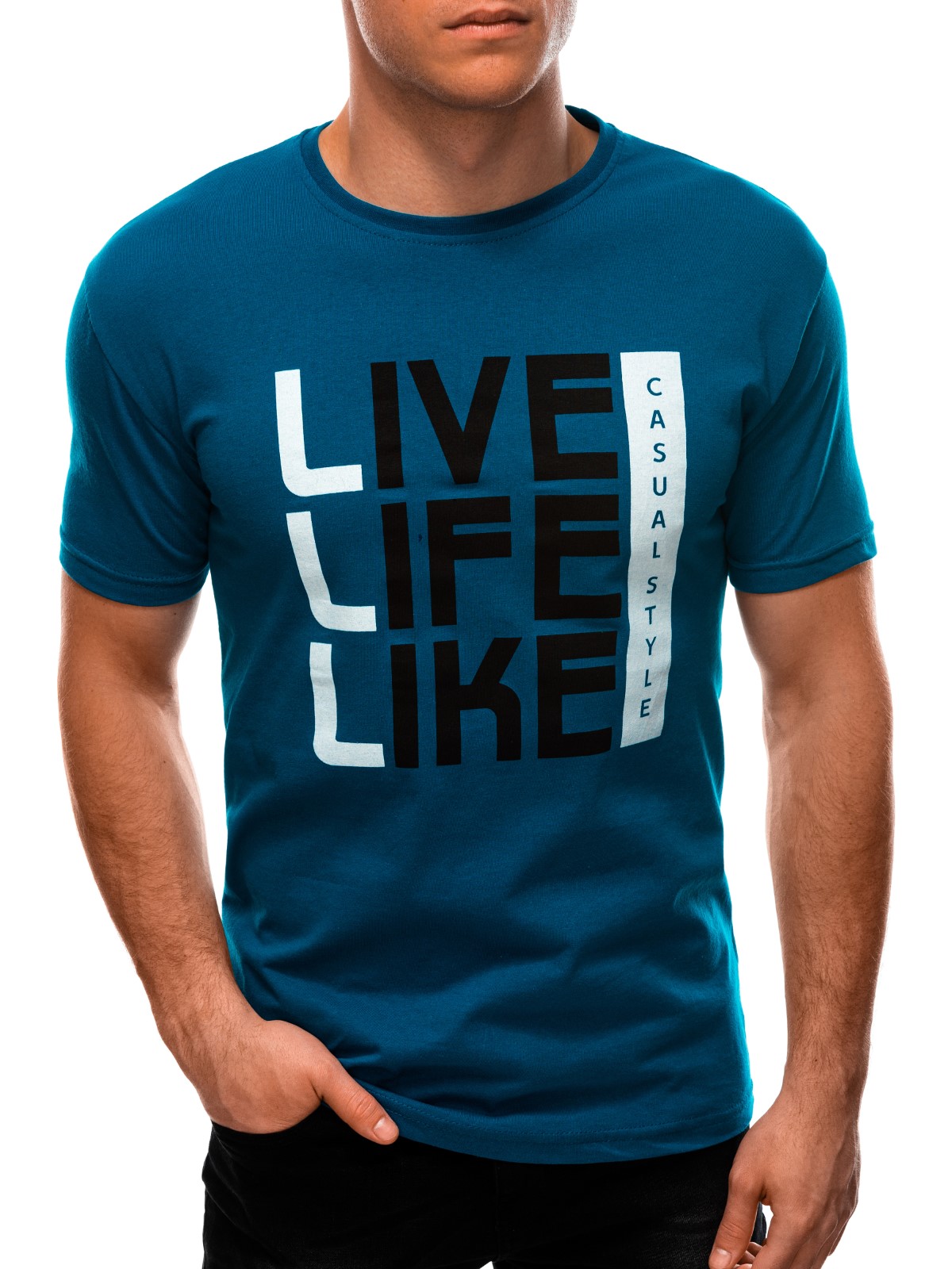 Levně Edoti Men's printed t-shirt S15689