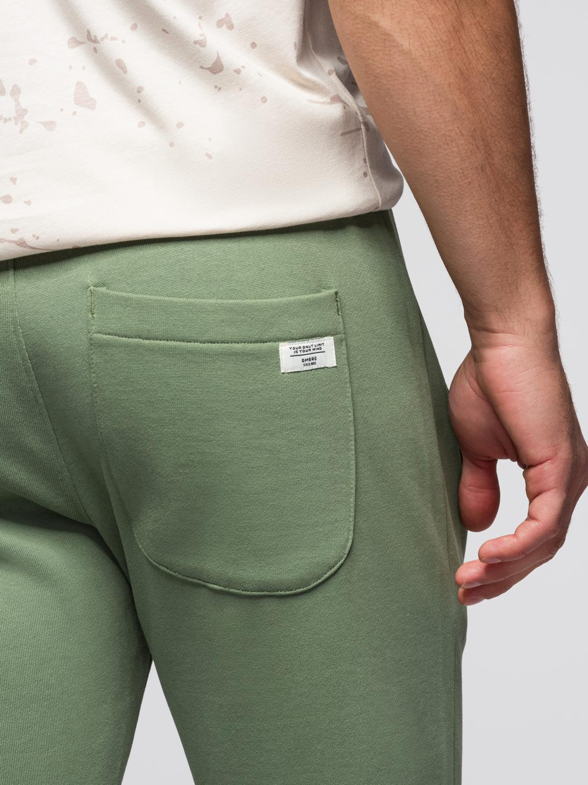Ombre Men's sweatpants with unlined leg - green