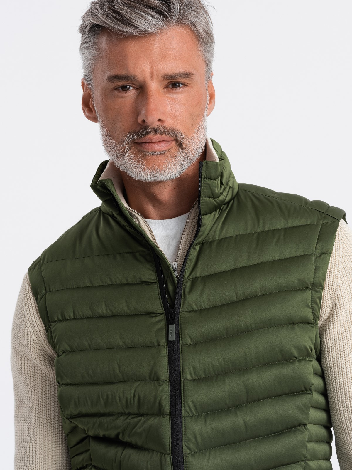 Ombre Men&#039;s quilted sleeveless