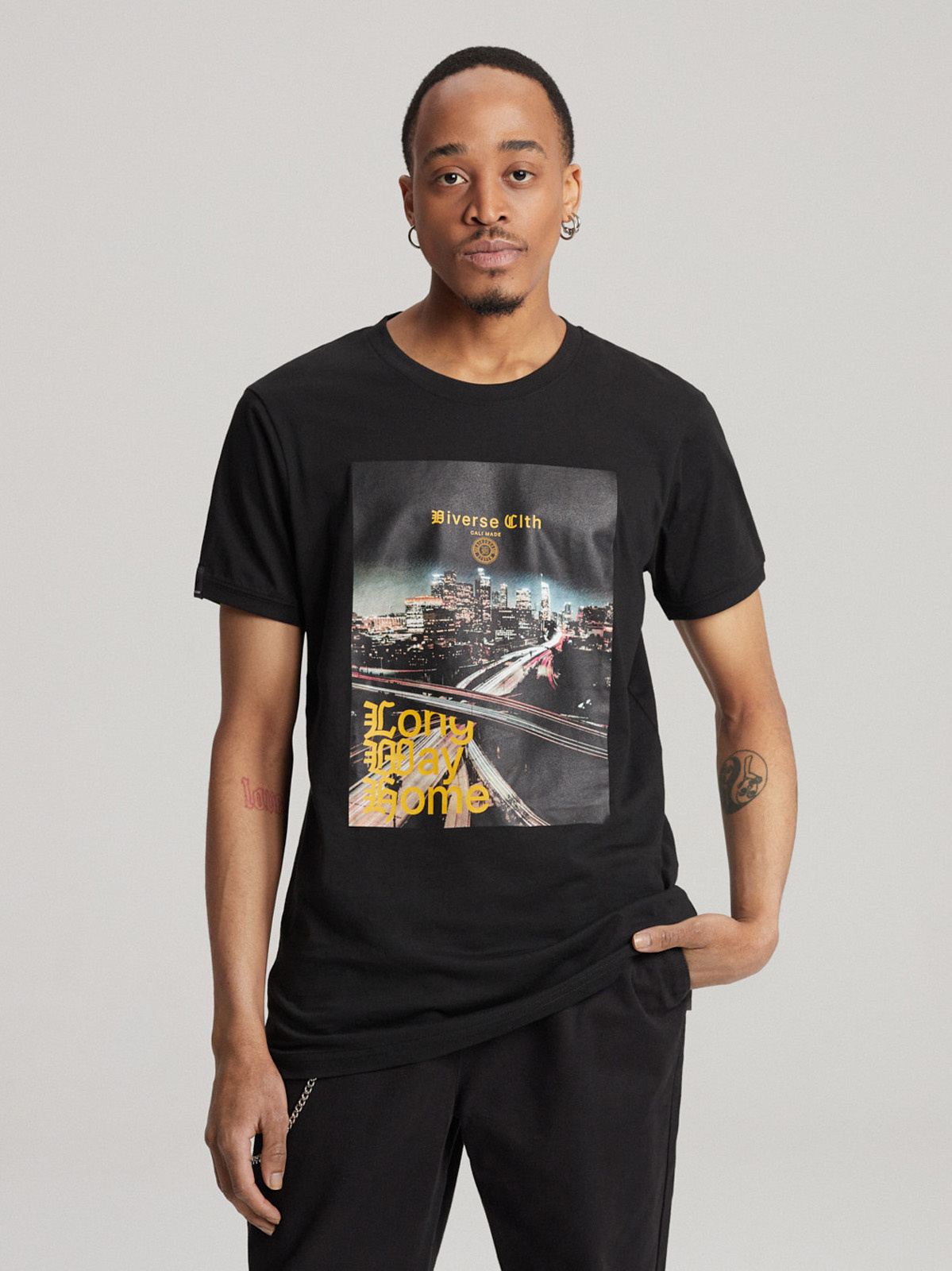 Diverse Men's printed T-shirt JACKALSS C