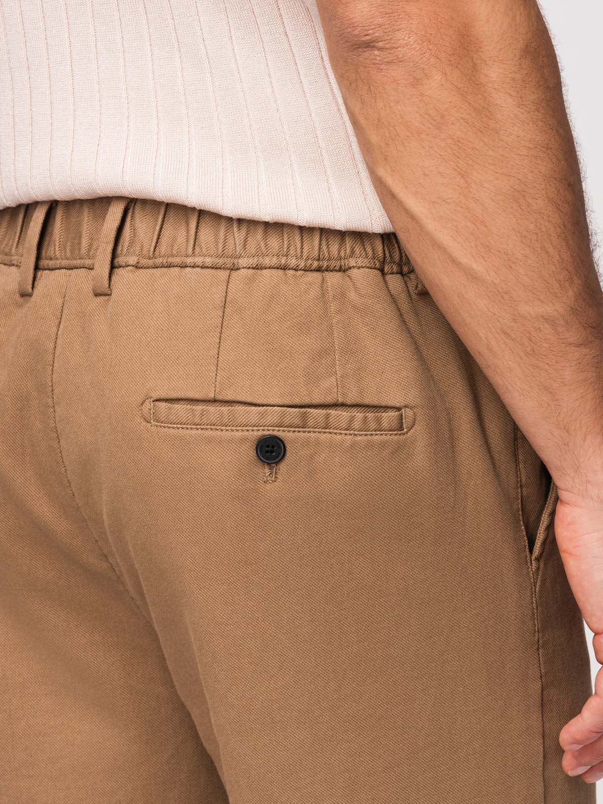 Pánske SLIM FIT chino nohavice - hnedé