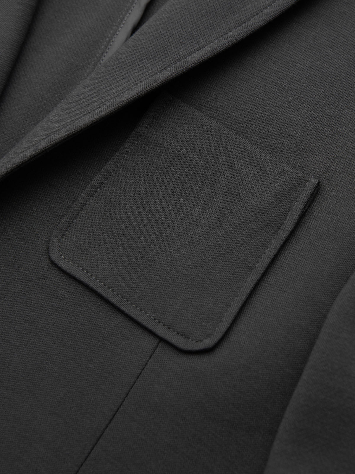 Ombre Men&#039;s SLIM knit jacket with subtle texture - graphite