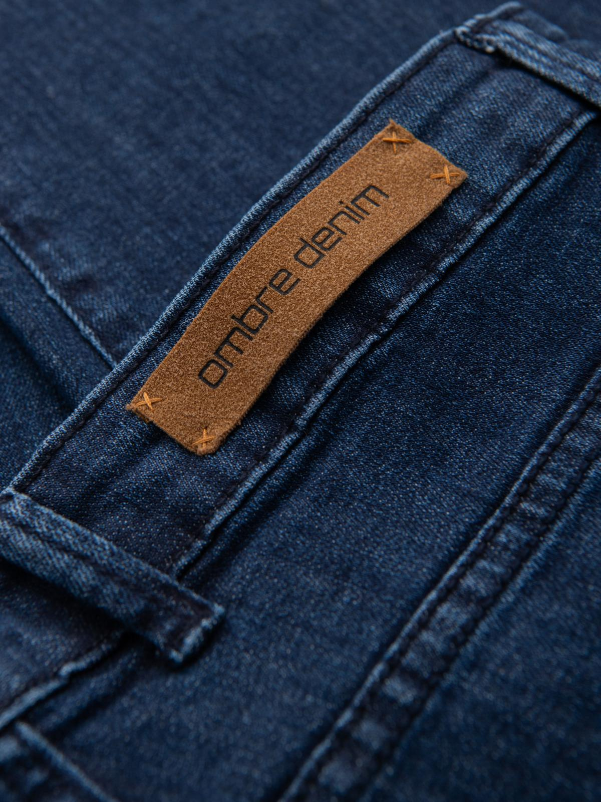 Ombre Classic men&#039;s SLIM FIT jeans with elastane - dark blue