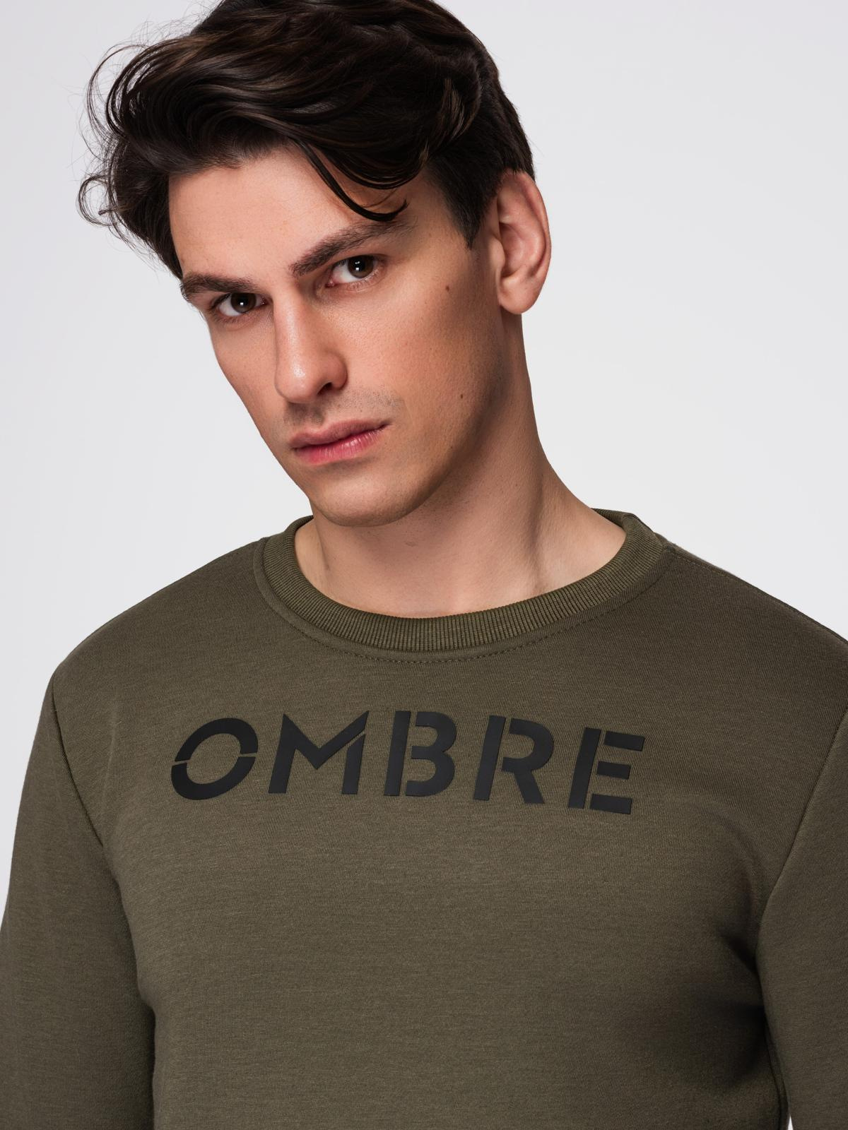 Ombre Classic men's sweatshirt with inscription