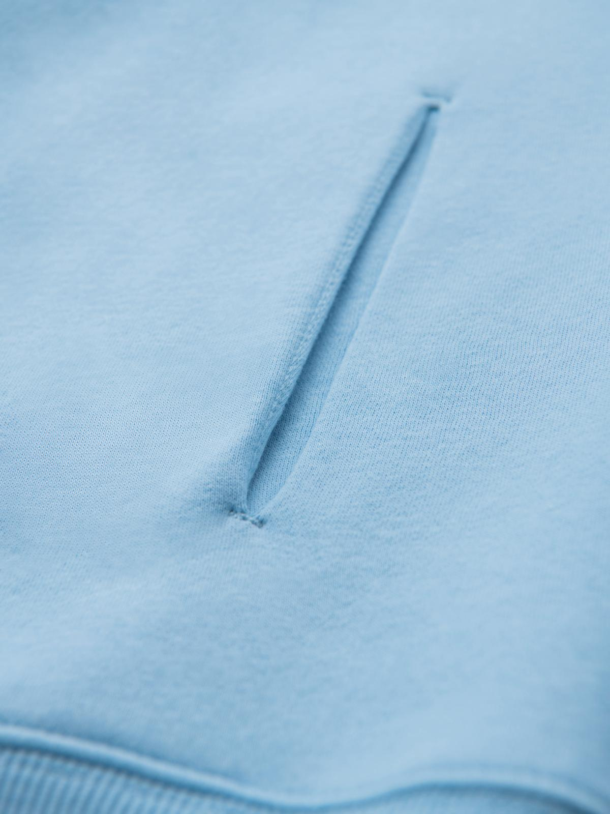 Ombre Unisex sweatshirt with hood and pockets - blue