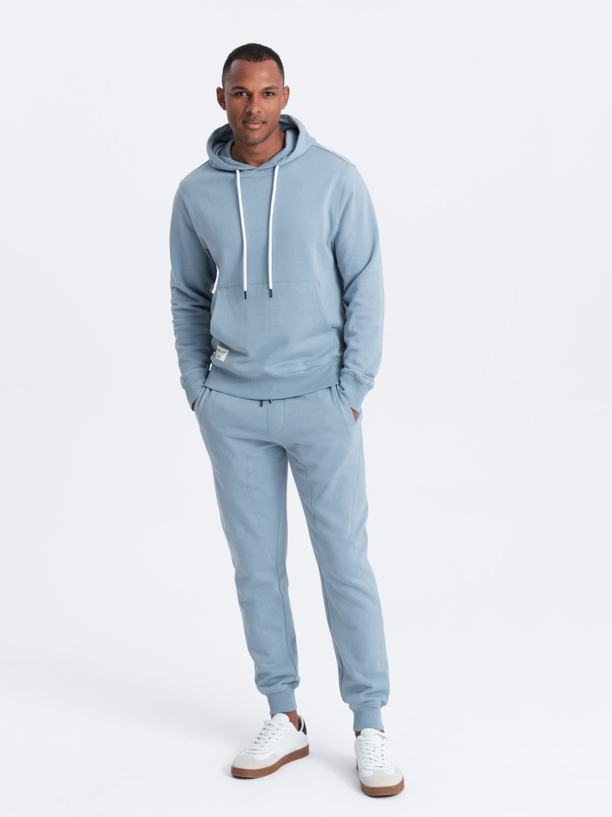 Ombre Men's sweatshirt set kangaroo sweatshirt + jogger pants