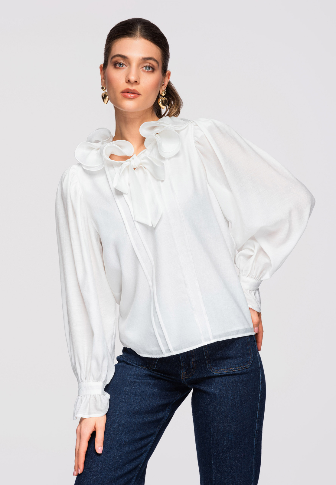 Confortabilă pentru femei bluză cu material premium Edoti