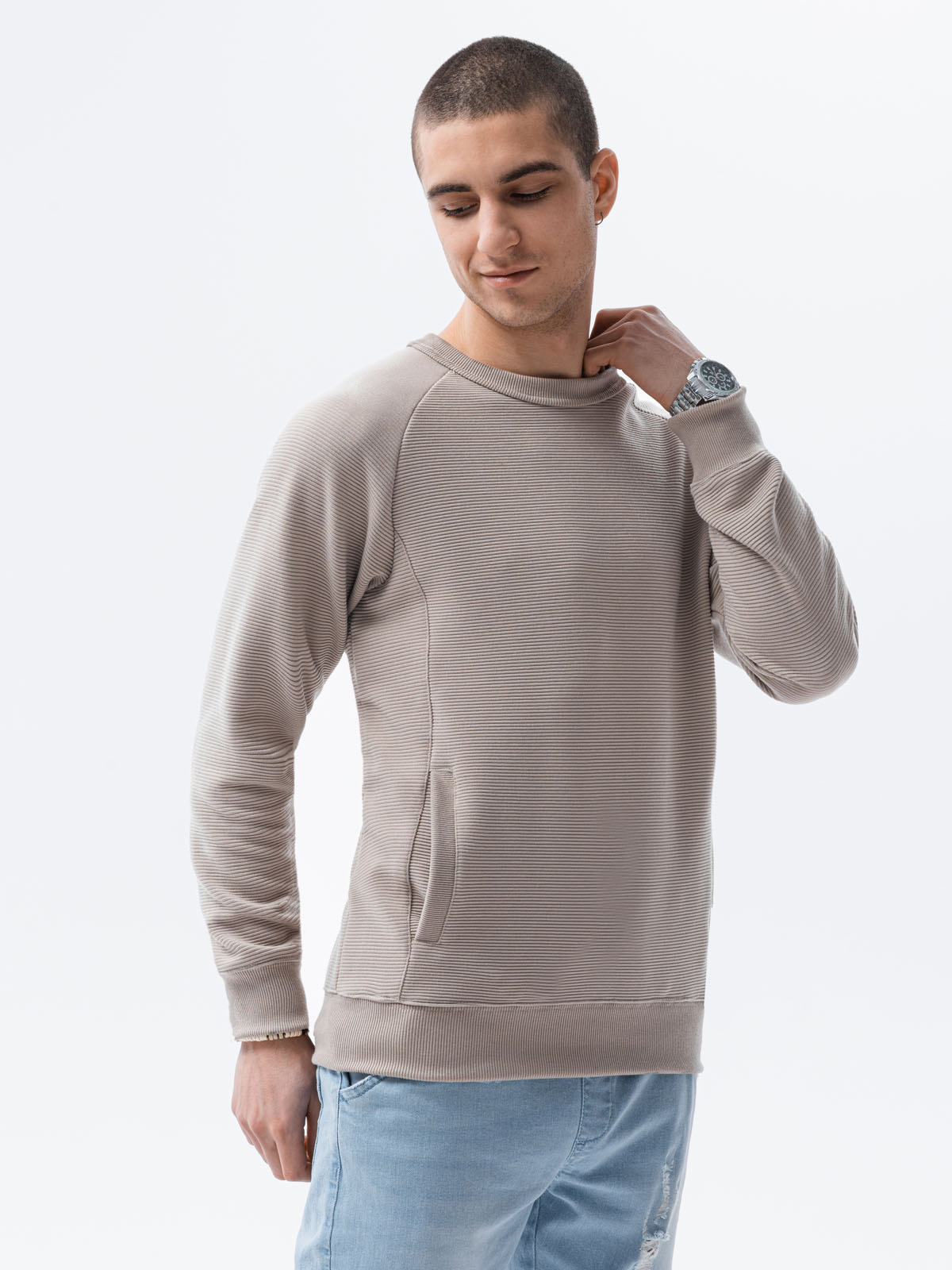 Pulover bărbați Ombre Basic