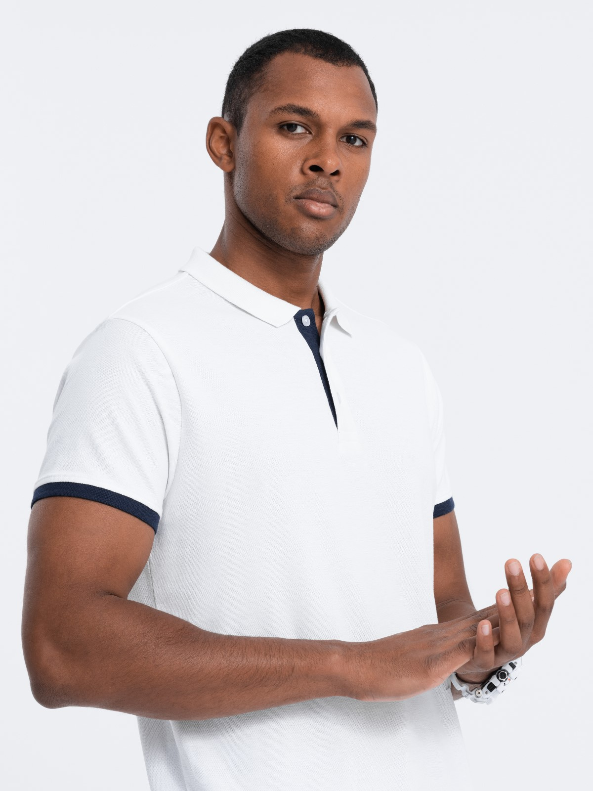 Herren-Poloshirt Ombre