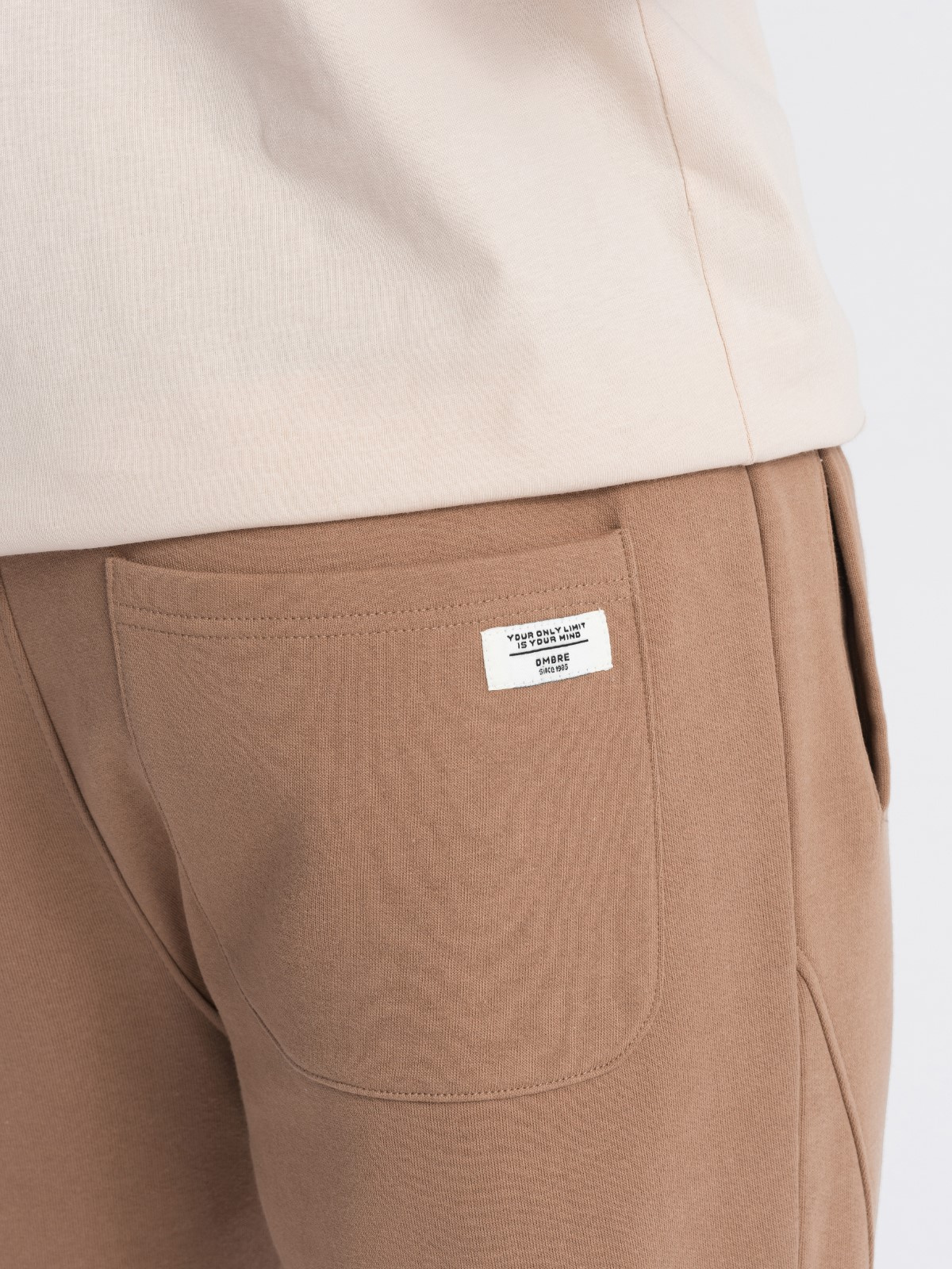 Ombre Men&#039;s jogger sweatpants - brown