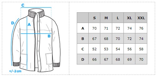 Ombre Men&#039;s winter jacket