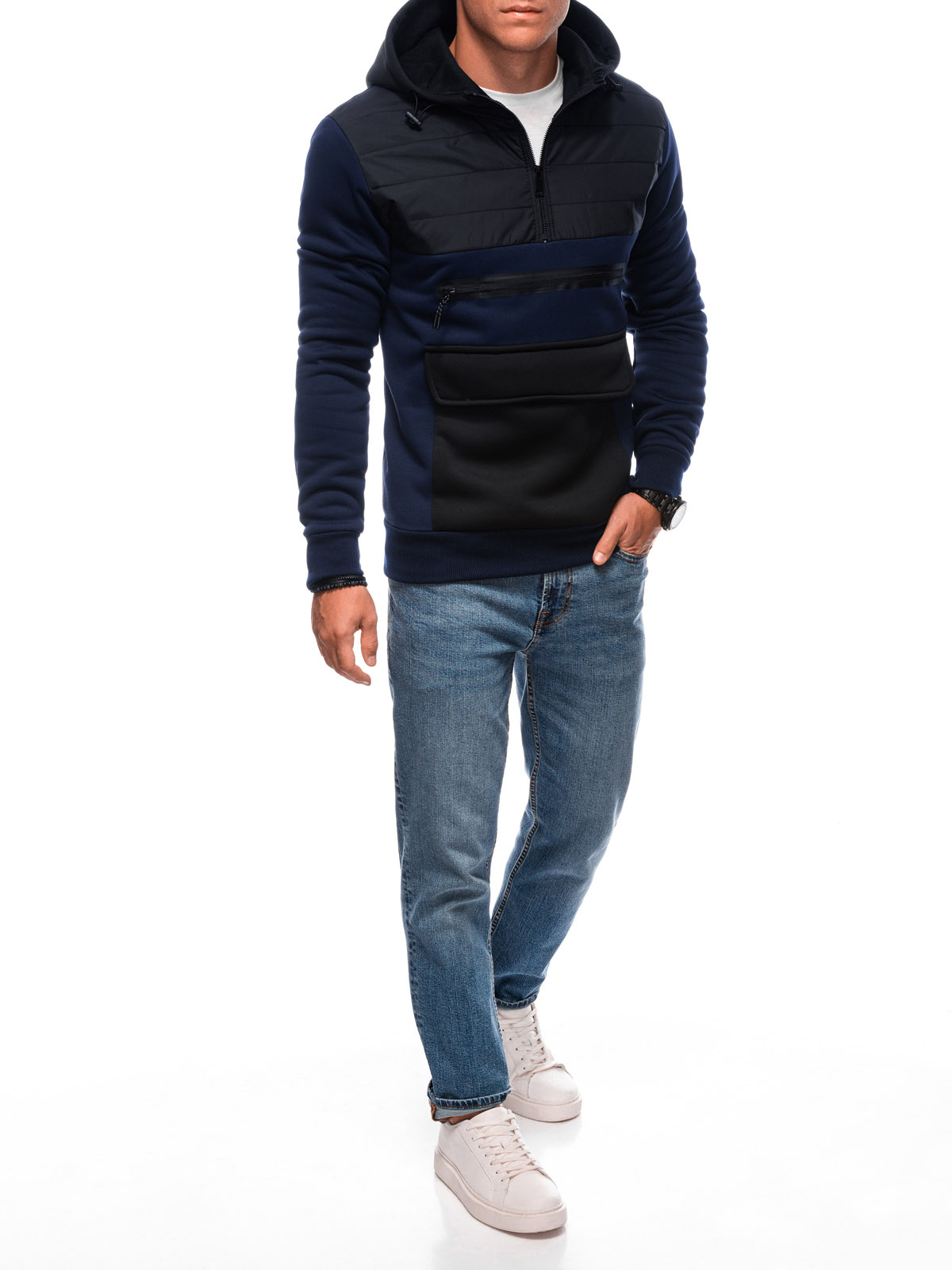 Edoti Men&#039;s zip-up sweatshirt