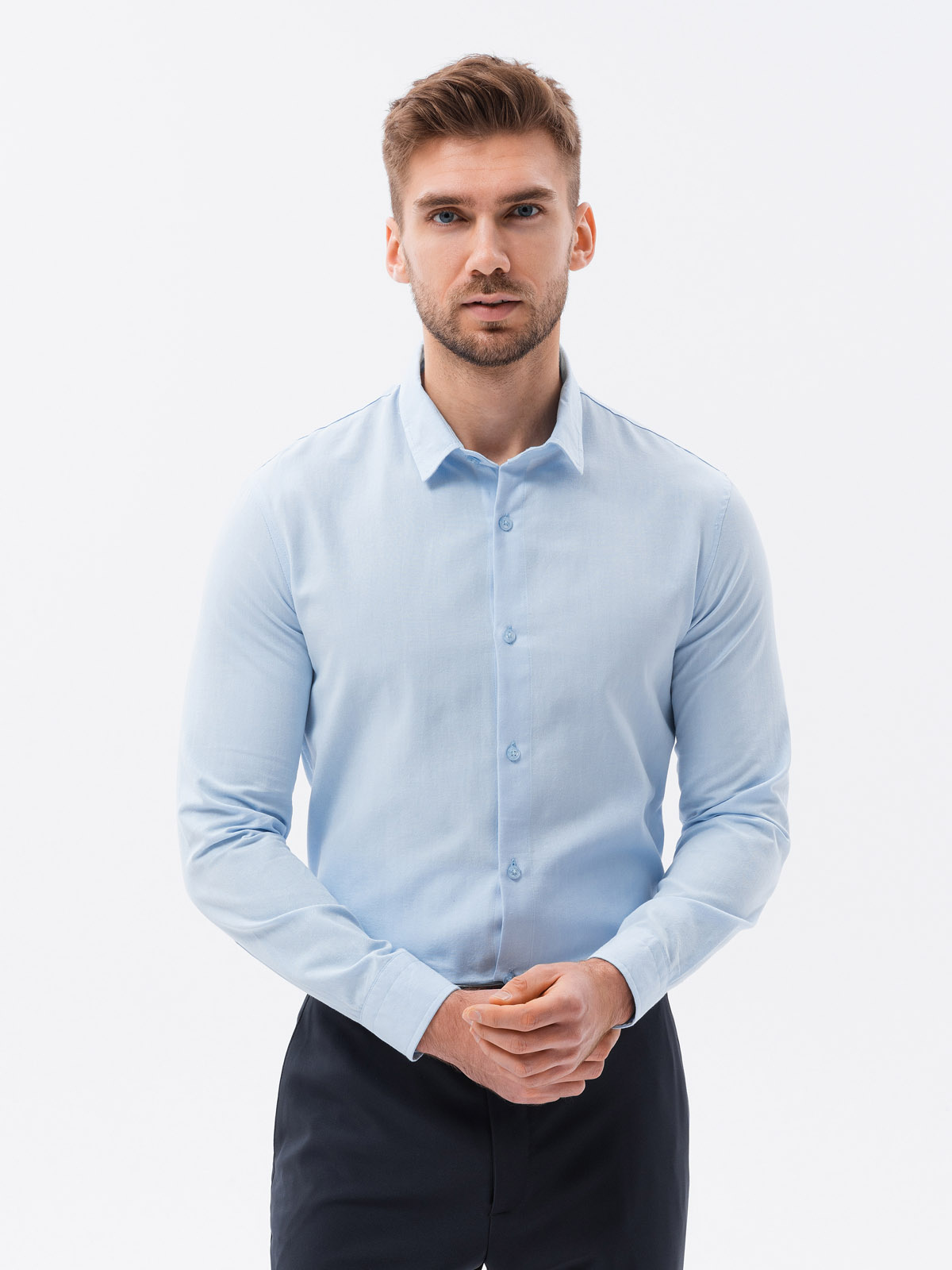Ombre Men's shirt with long sleeves