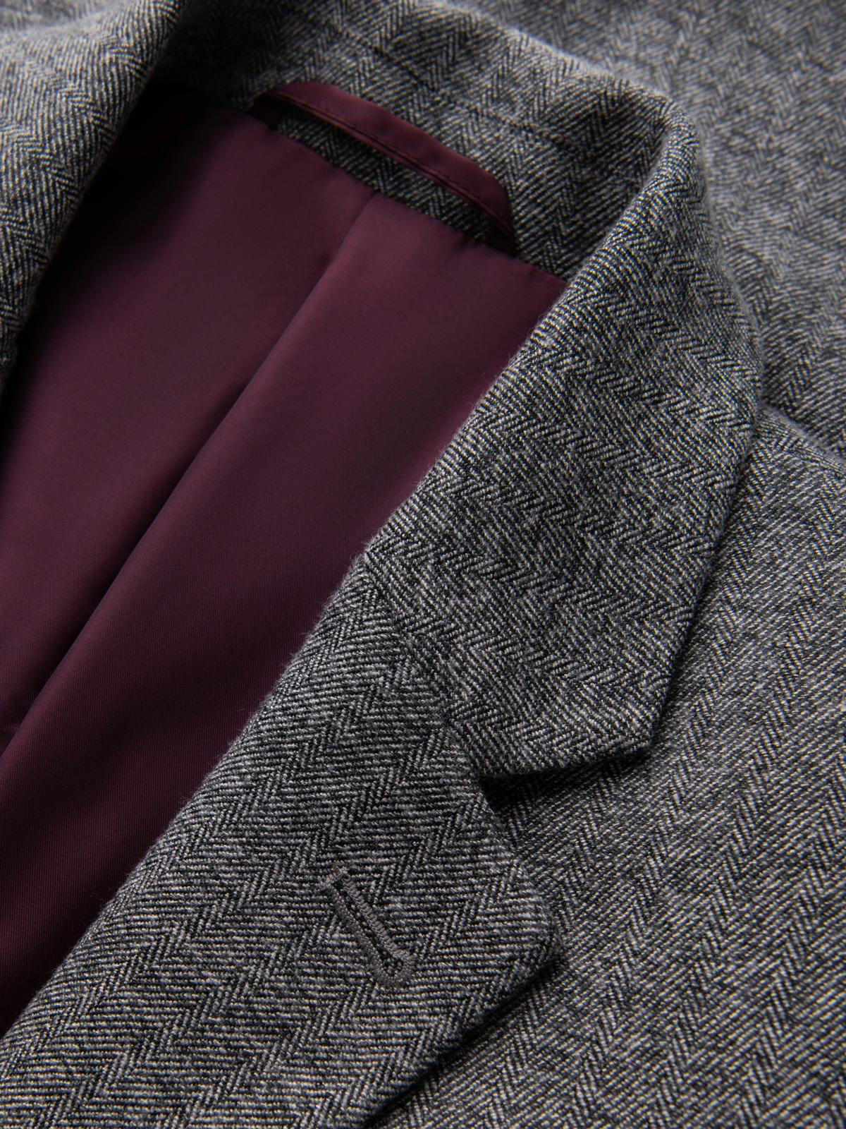 Ombre Classic men&#039;s blazer with rayon - gray