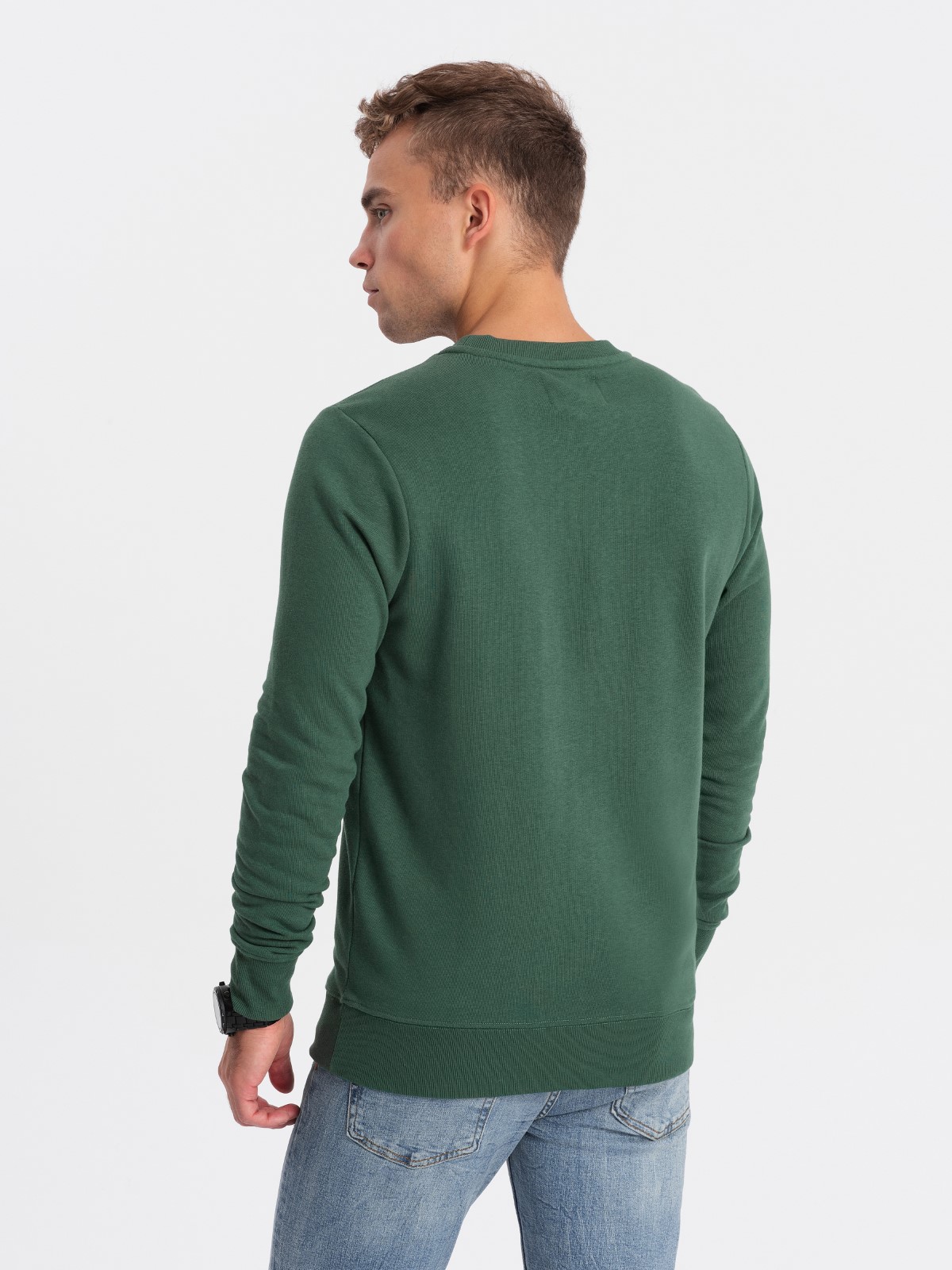 Ombre Men&#039;s printed over-the-head sweatshirt - green