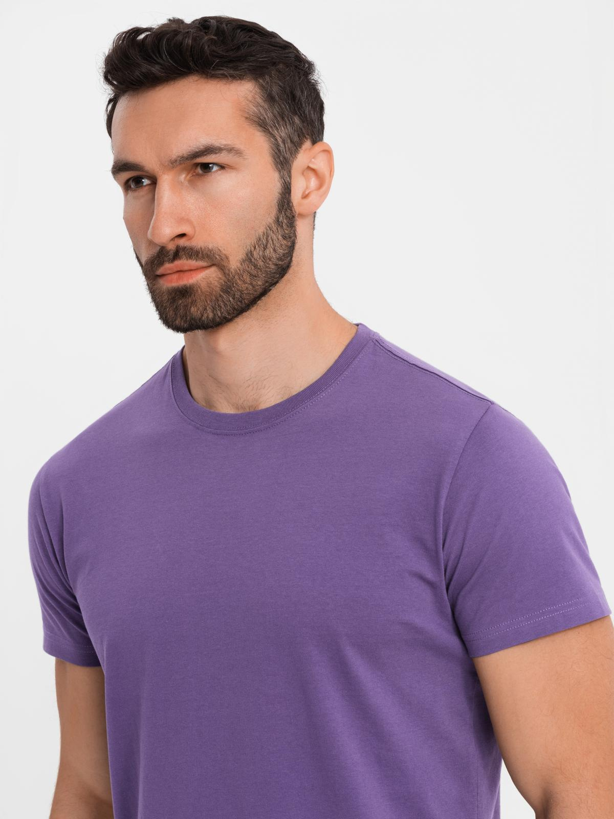Ombre Men's classic cotton BASIC T-shirt - purple