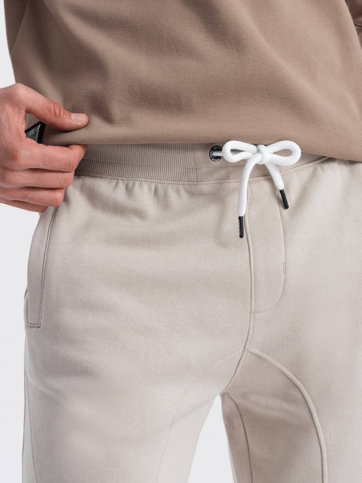 Ombre Men&#039;s jogger sweatpants - light beige