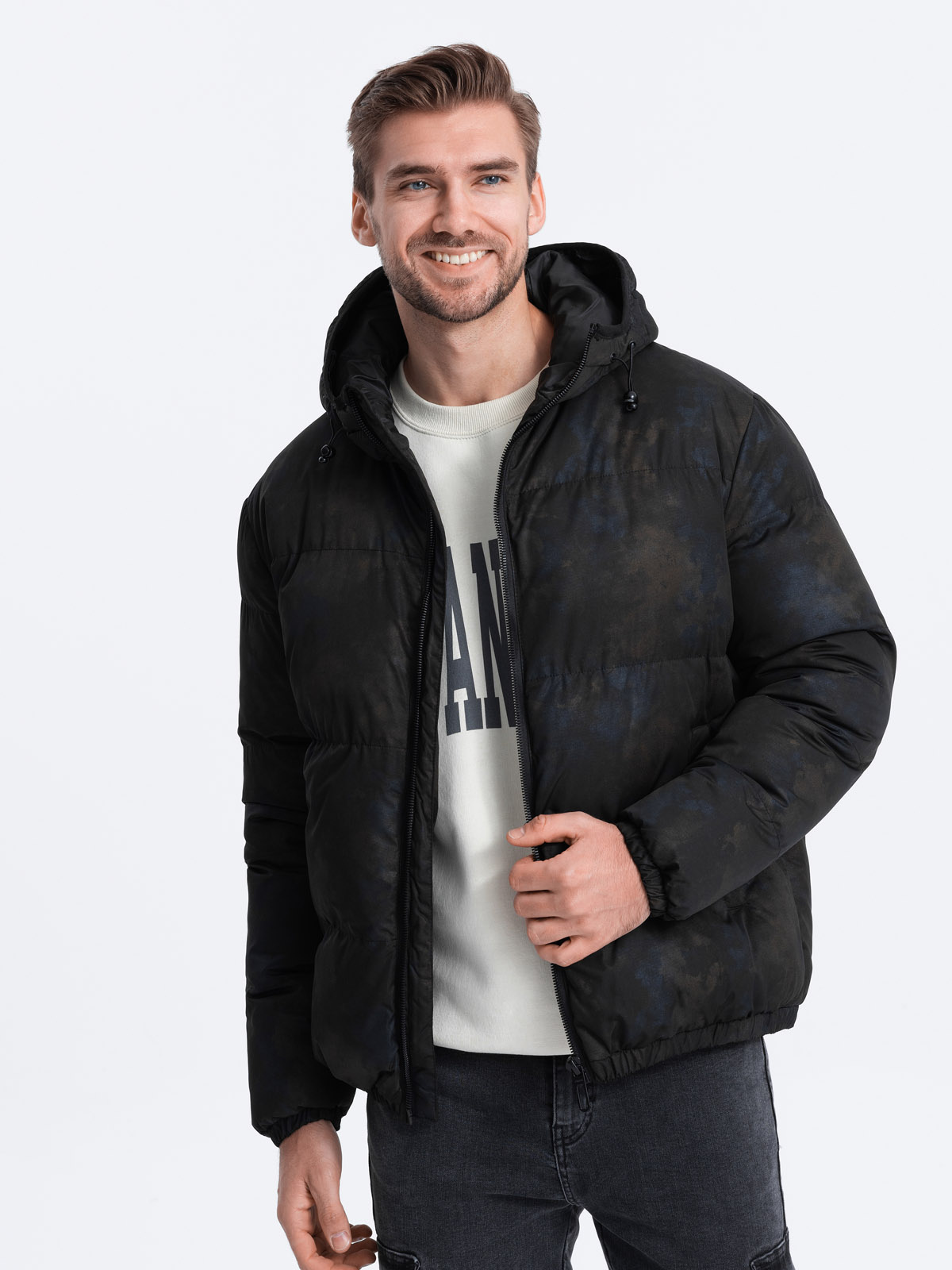 Herren Jacke Ombre