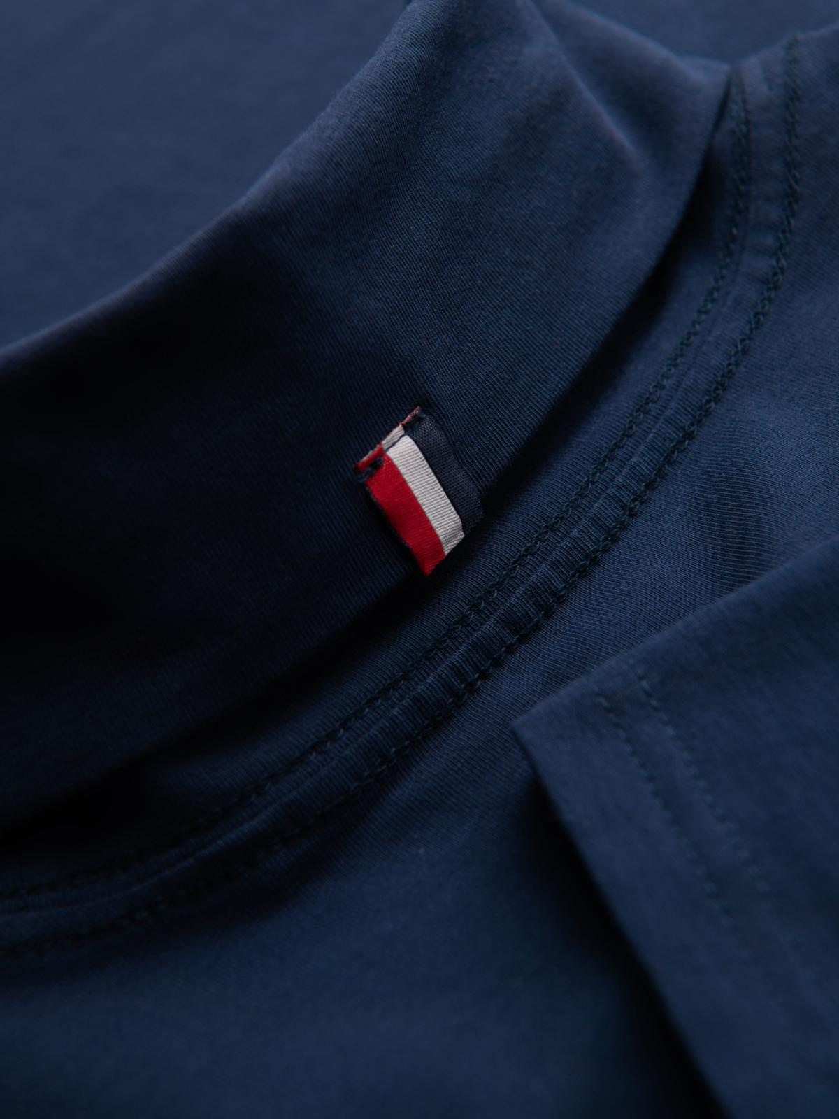 Pulover bărbătesc cu guler înalt Ombre - bleumarin