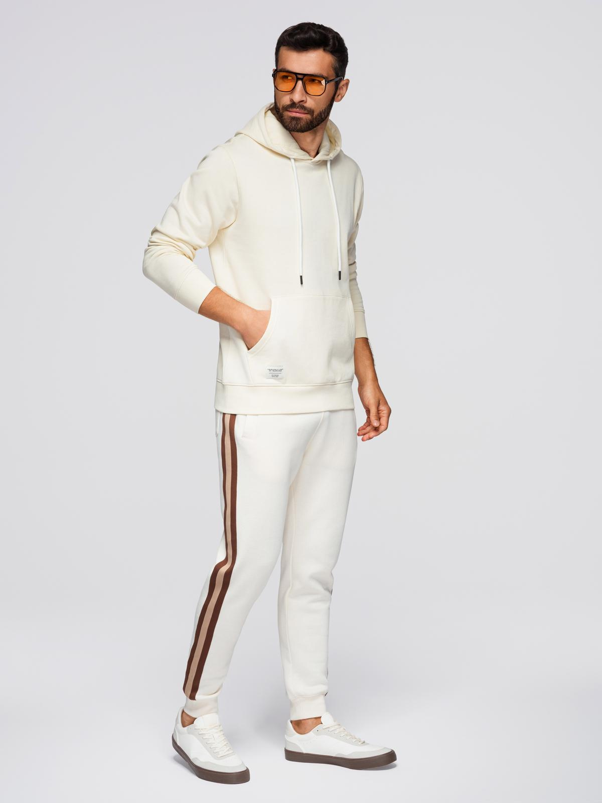 Ombre Men's BASIC kangaroo hooded sweatshirt