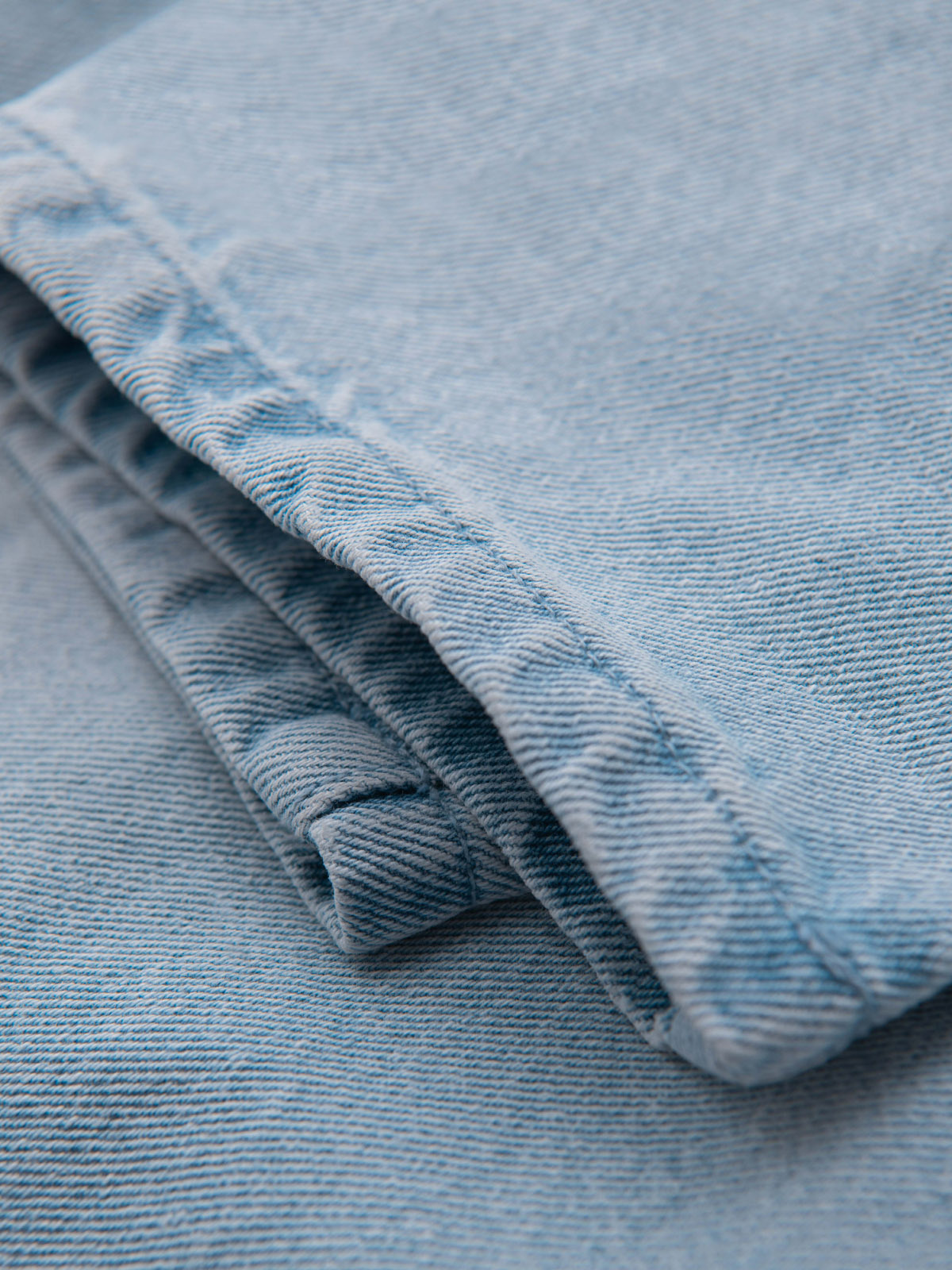 Ombre Men&#039;s CARROT FIT denim pants with rubbing - light blue