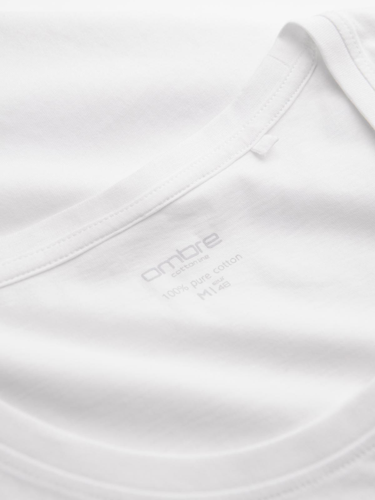 Ombre Men's BASIC cotton tank top - white