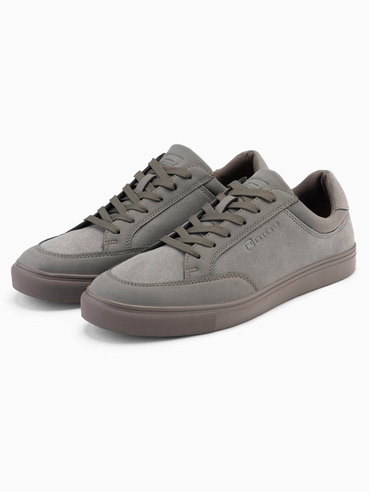 Ombre Men&#039;s monochromatic streetwear style shoes - olive