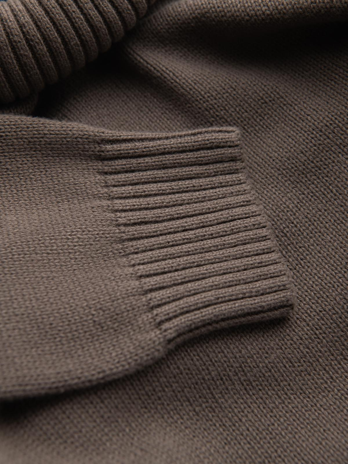 Ombre Golf men's knitted sweater - gray-brown