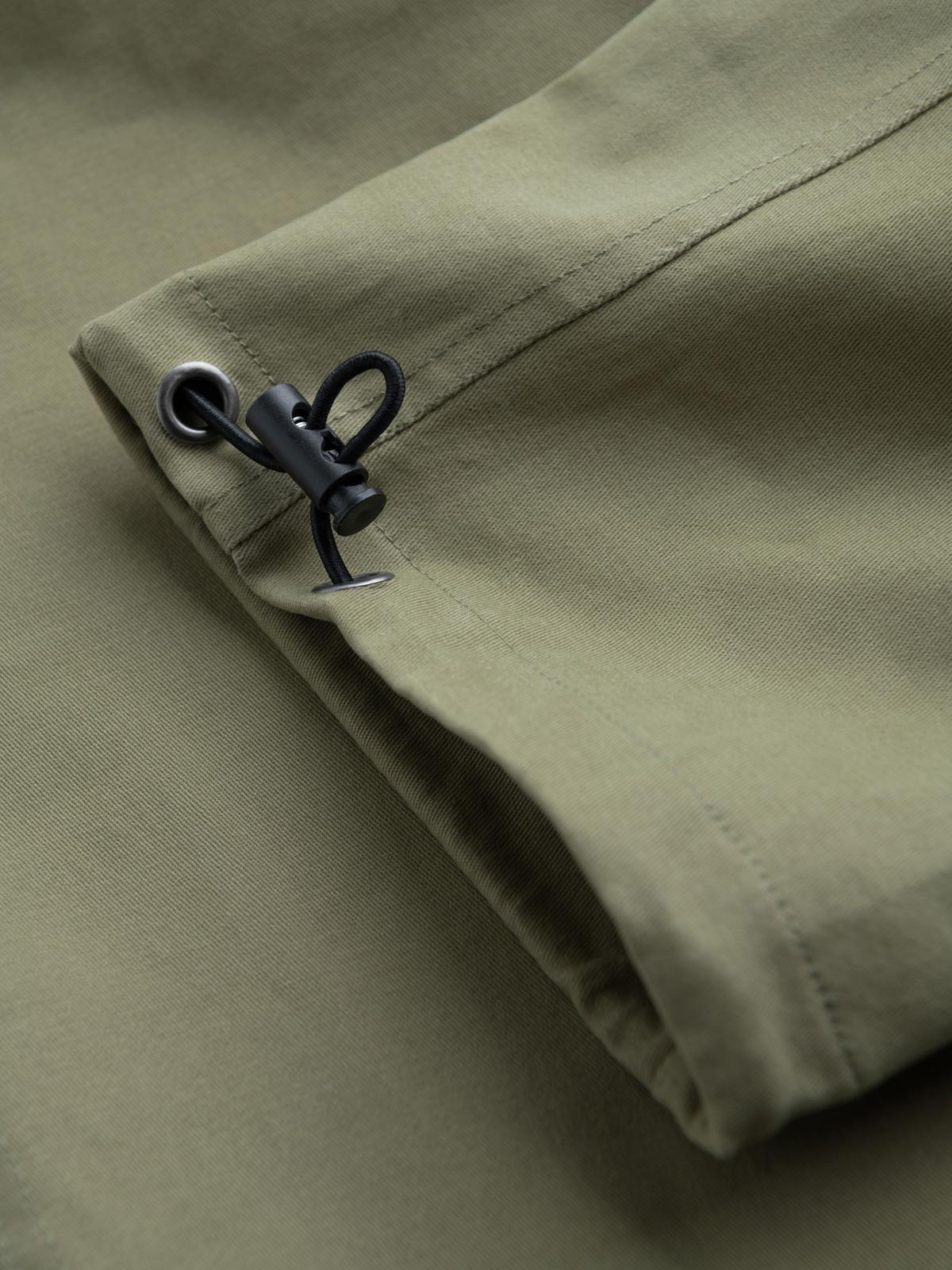 Ombre Men&#039;s STRAIGHT LEG cargo pants with triangle pocket pin - olive